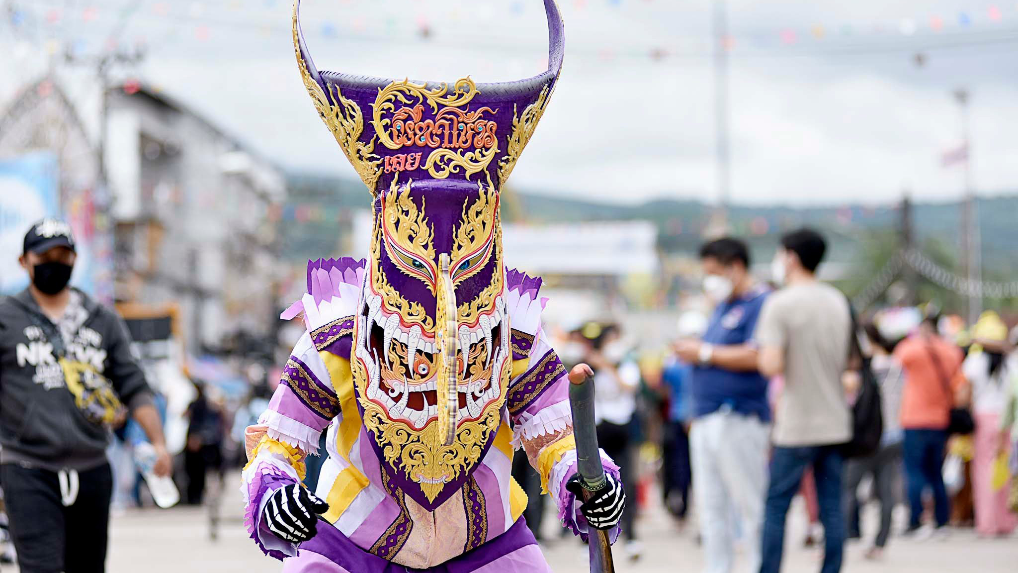 Conoce el Festival de los Fantasmas (Phi Ta Khon) que se realiza en la provincia de Loei, Tailandia 